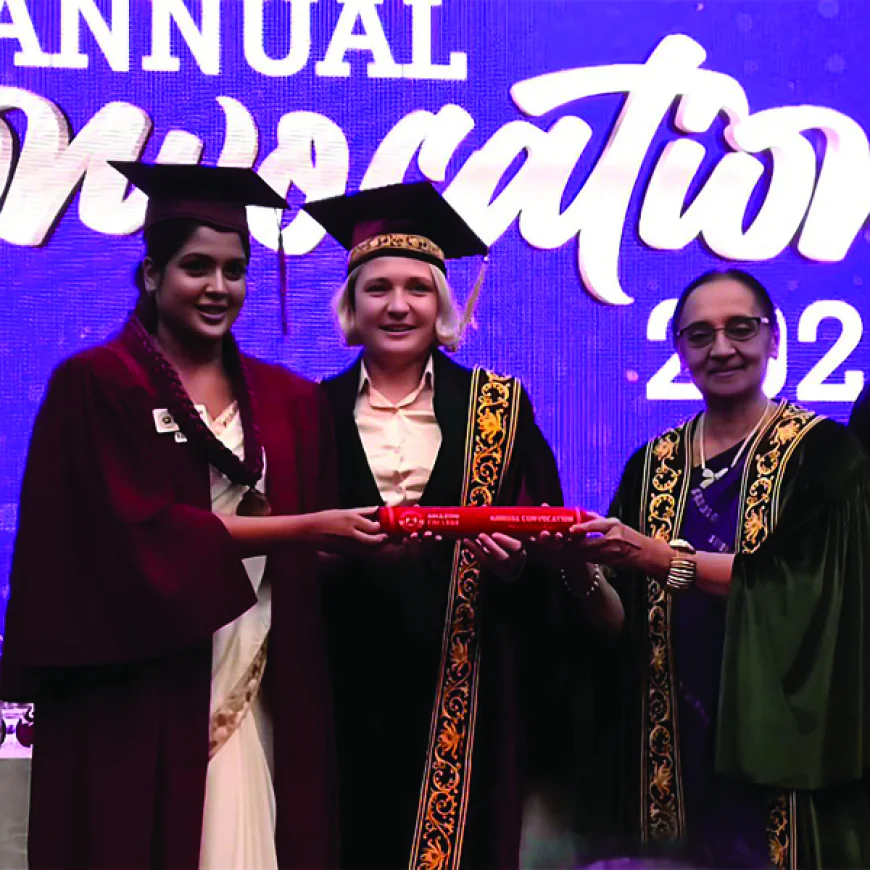 Amazon උසස් අධ්‍යාපන ආයතනයේ  වාර්ෂික උපාධි ප්‍රදානෝත්සවය