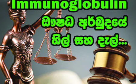 Human Immunoglobulin ඖෂධ අර්බුදයේ හිල් සහ දැල්...