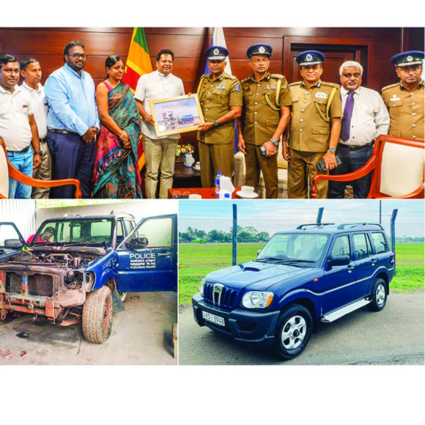 ශ්‍රී ලංකා පොලිසිය සතු   භාවිතයෙන් ඉවත් කර ඇති මහින්ද්‍ර Scorpio රථ   අලුත්වැඩියා කරදීමට   අයිඩියල් මෝටර්ස් ඉදිරිපත් වෙයි.