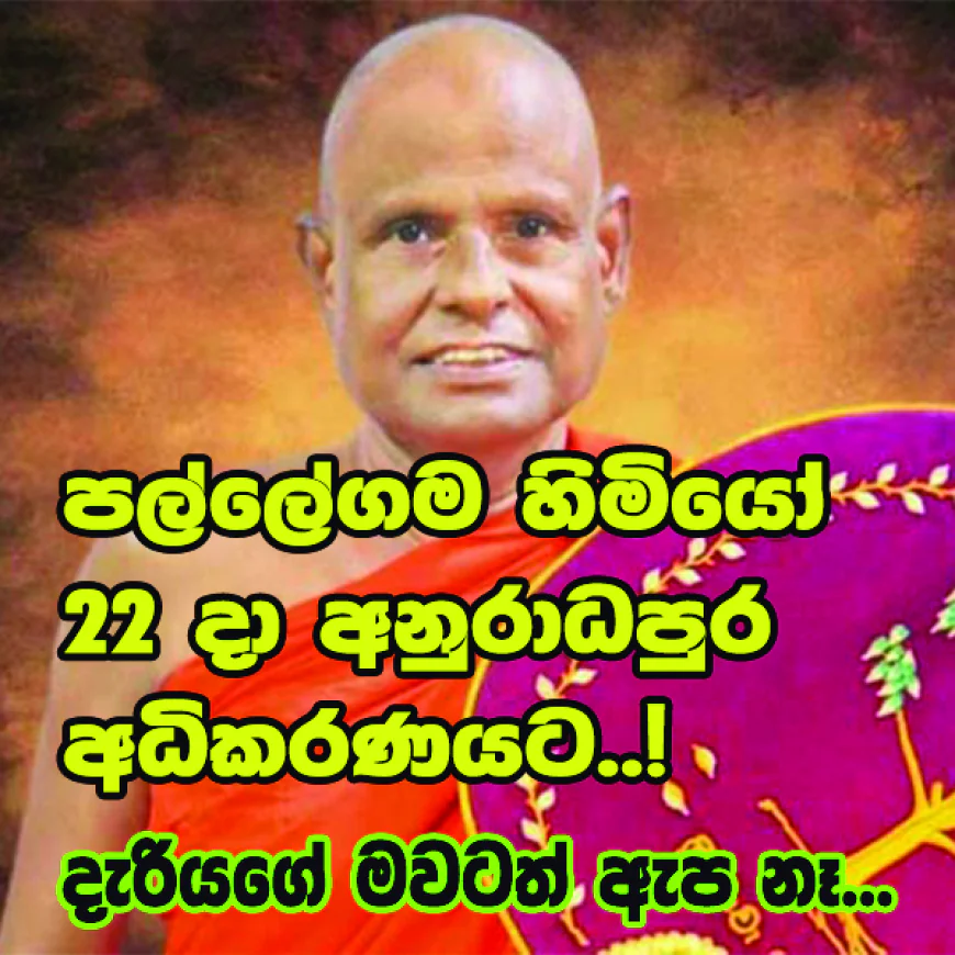 හේමරතන හිමියෝ 22 වෙනිදා අනුරාධපුර මහේස්ත්‍රාත් හමුවට