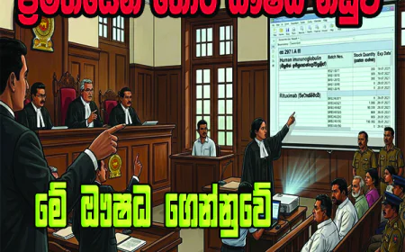 මේ ඖෂධ ගෙන්නුවේ රටතුළ හිගයක් නොමැතිවද?