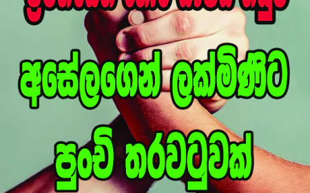 අසේලගෙන් ලක්මිණිට  පුංචි තරවටුවක්