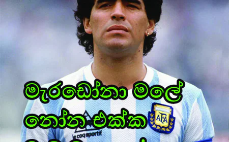 මැරඩෝනා මළේ  නෝනත් එක්ක මැච් බලලා...