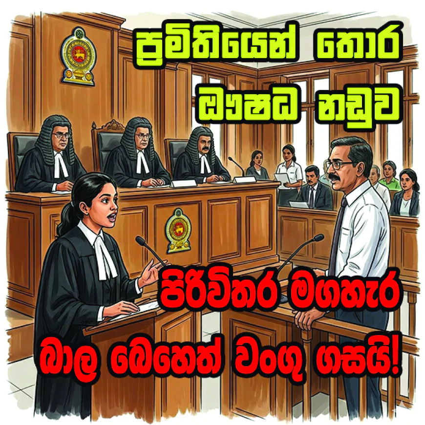 පිරිවිතර මගහැර  බාල බෙහෙත් වංගු ගසයි