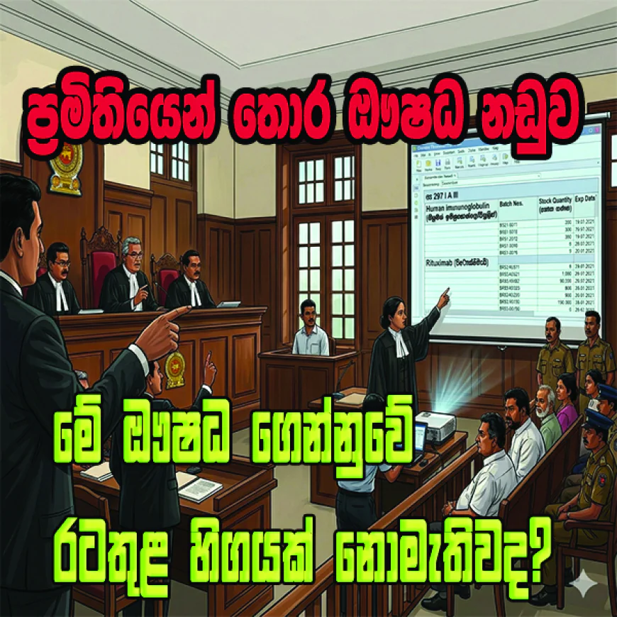 මේ ඖෂධ ගෙන්නුවේ රටතුළ හිගයක් නොමැතිවද?