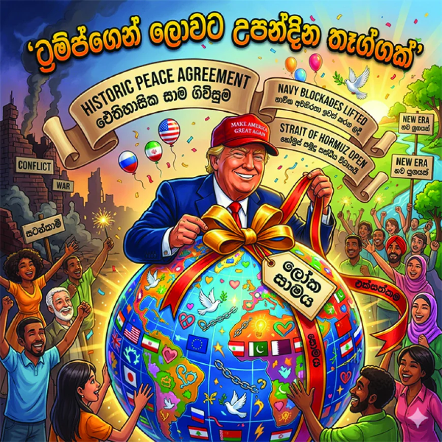 ට්‍රම්ප්ගෙන් ලොවට   උපන්දින තෑග්ගක්...