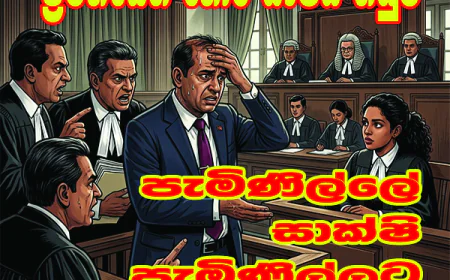පැමිණිල්ලේ සාක්ෂි  පැමිණිල්ලට   වල කපයිද..?