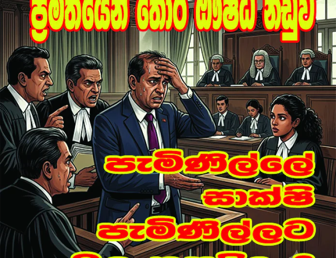 පැමිණිල්ලේ සාක්ෂි  පැමිණිල්ලට   වල කපයිද..?