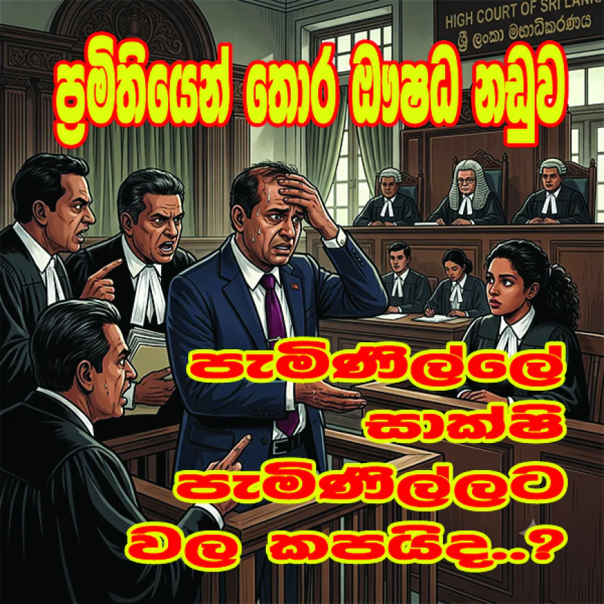 පැමිණිල්ලේ සාක්ෂි  පැමිණිල්ලට   වල කපයිද..?