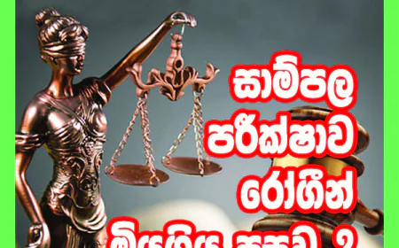 සාම්පල පරීක්ෂාව සිදුවූයේ   රෝගීන් මියගිය පසුව...