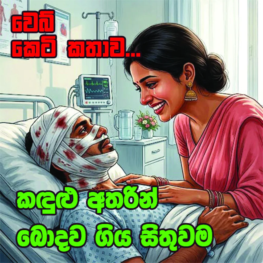 කඳුළු අතරින්  බොදව ගිය සිතුවම...