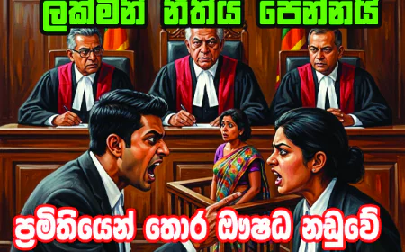 නයන්ත යුක්තිය ඉල්ලයි  ලක්මිනි නීතිය පෙන්නයි